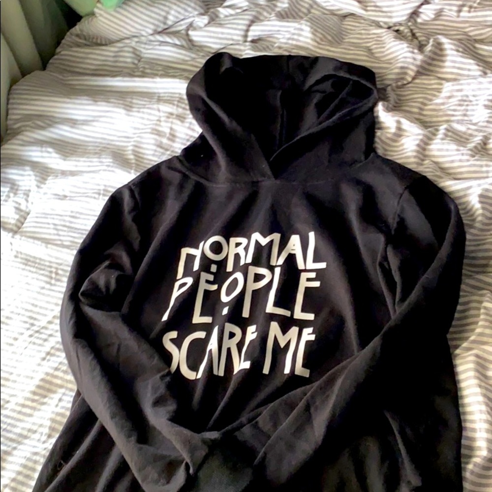 Black hoodie